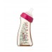 Dr.betta ขวดนมเด็กสุดฮิตจากญี่ปุ่น รุ่น Wide Neck WS4 Flower จุก Brain (Cross cut) 240ml - Pink